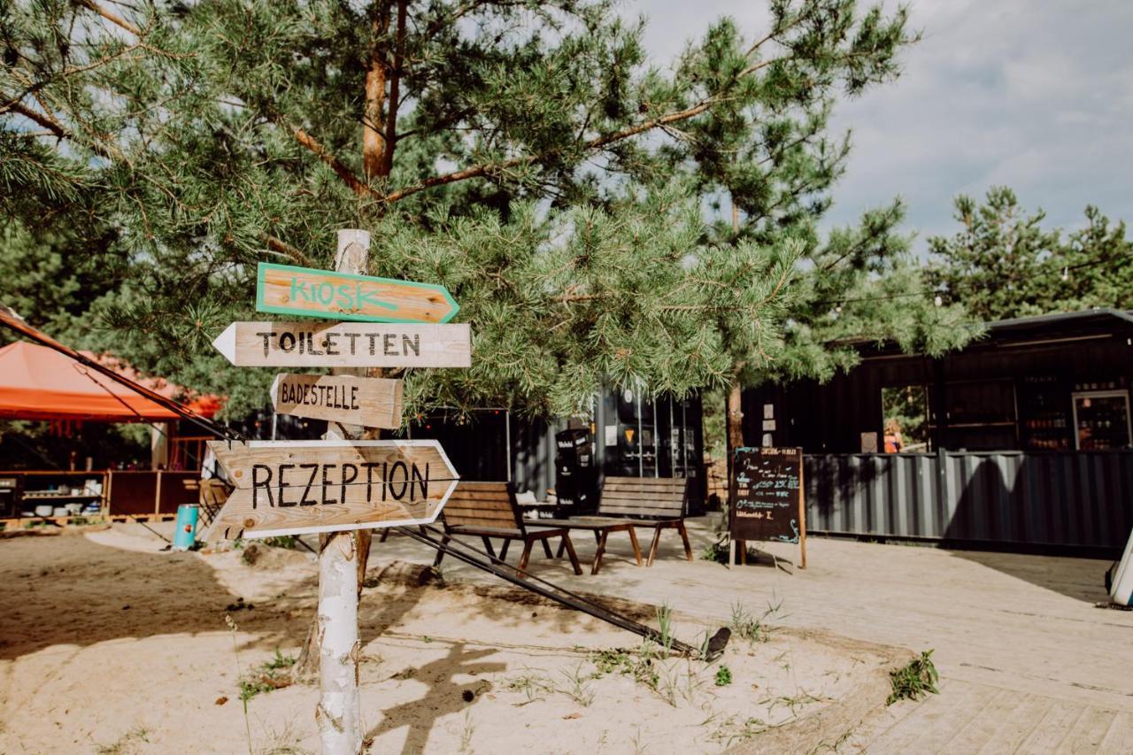 Raus Und Gut Glamping Am Graebendorfer See Drebkau Buitenkant foto