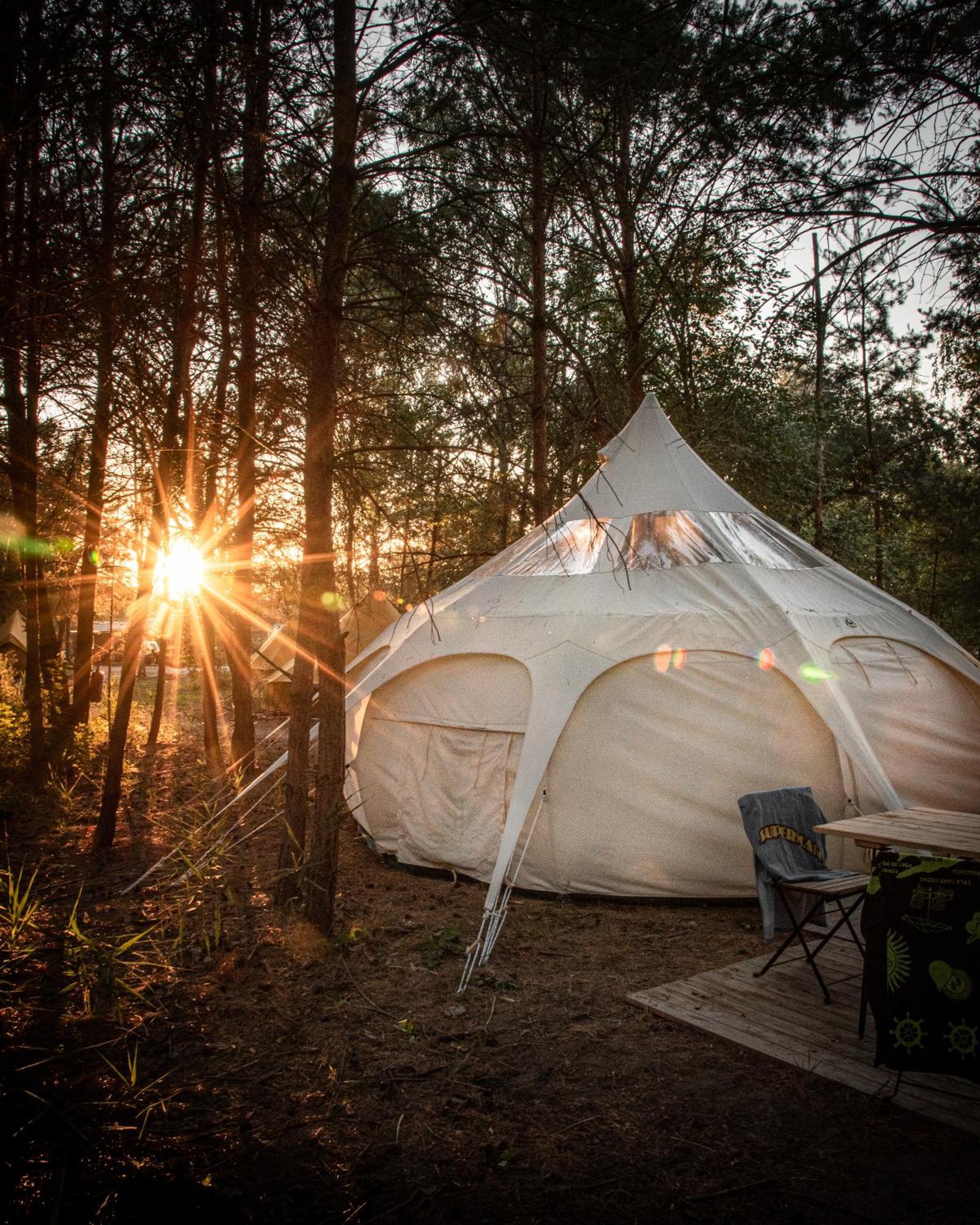Raus Und Gut Glamping Am Graebendorfer See Drebkau Buitenkant foto