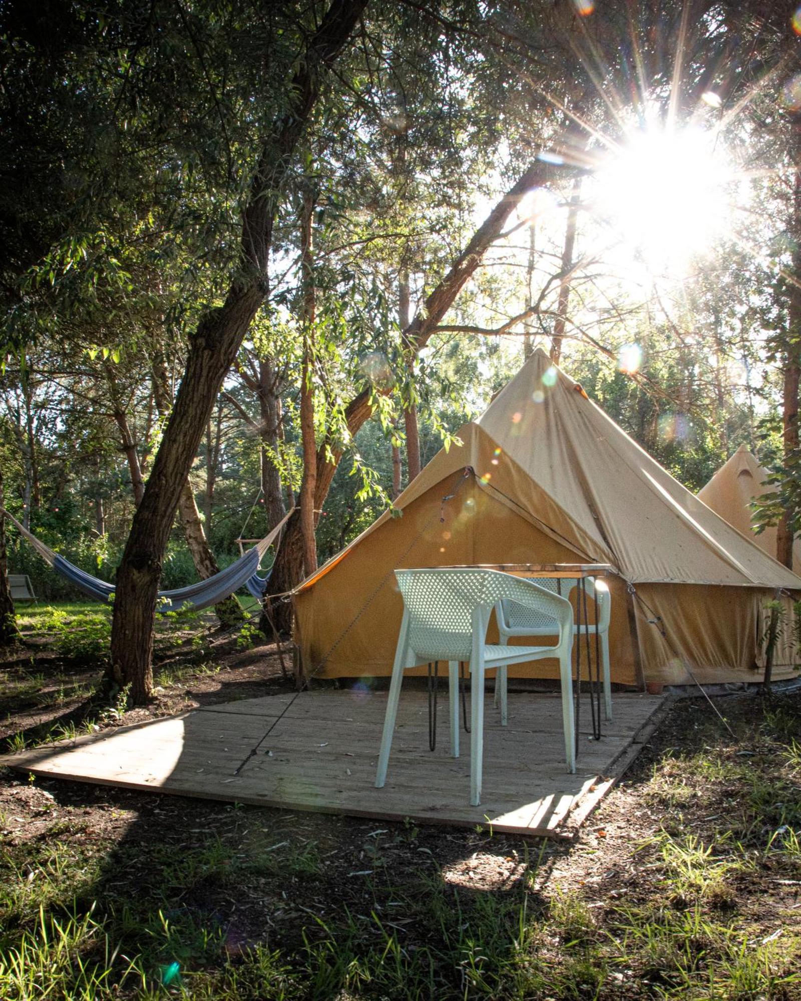 Raus Und Gut Glamping Am Graebendorfer See Drebkau Buitenkant foto