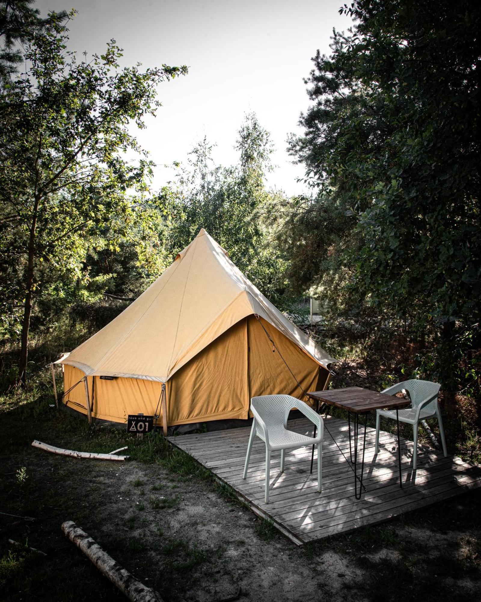 Raus Und Gut Glamping Am Graebendorfer See Drebkau Buitenkant foto