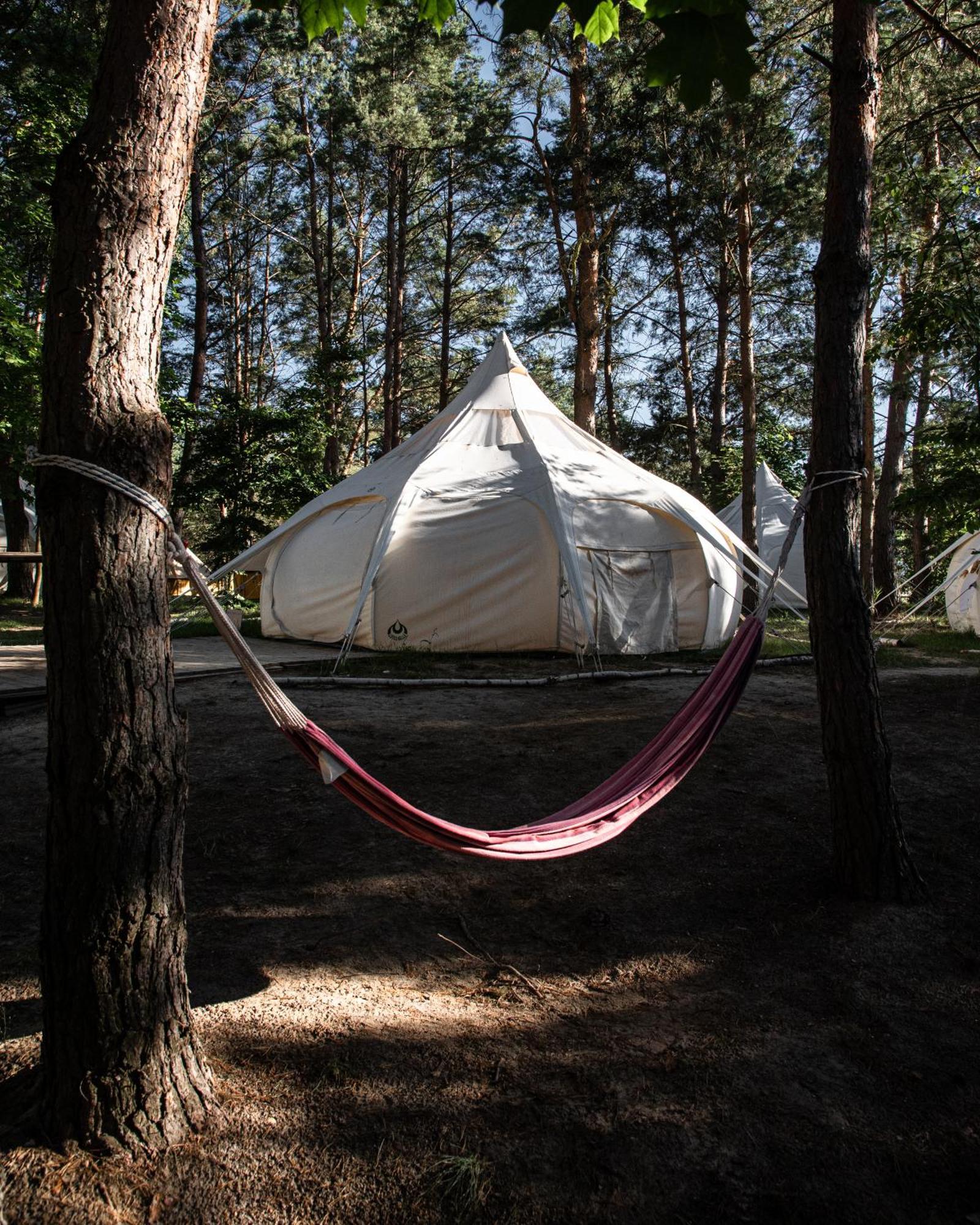 Raus Und Gut Glamping Am Graebendorfer See Drebkau Buitenkant foto