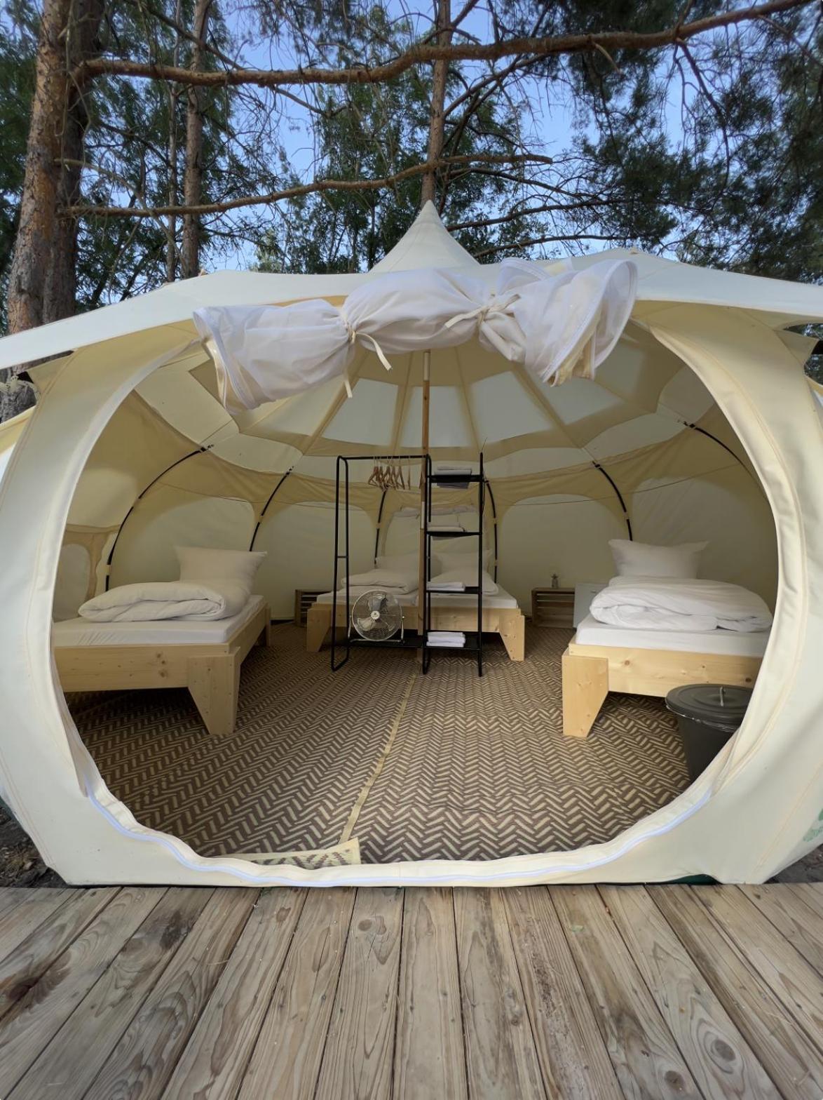 Raus Und Gut Glamping Am Graebendorfer See Drebkau Buitenkant foto