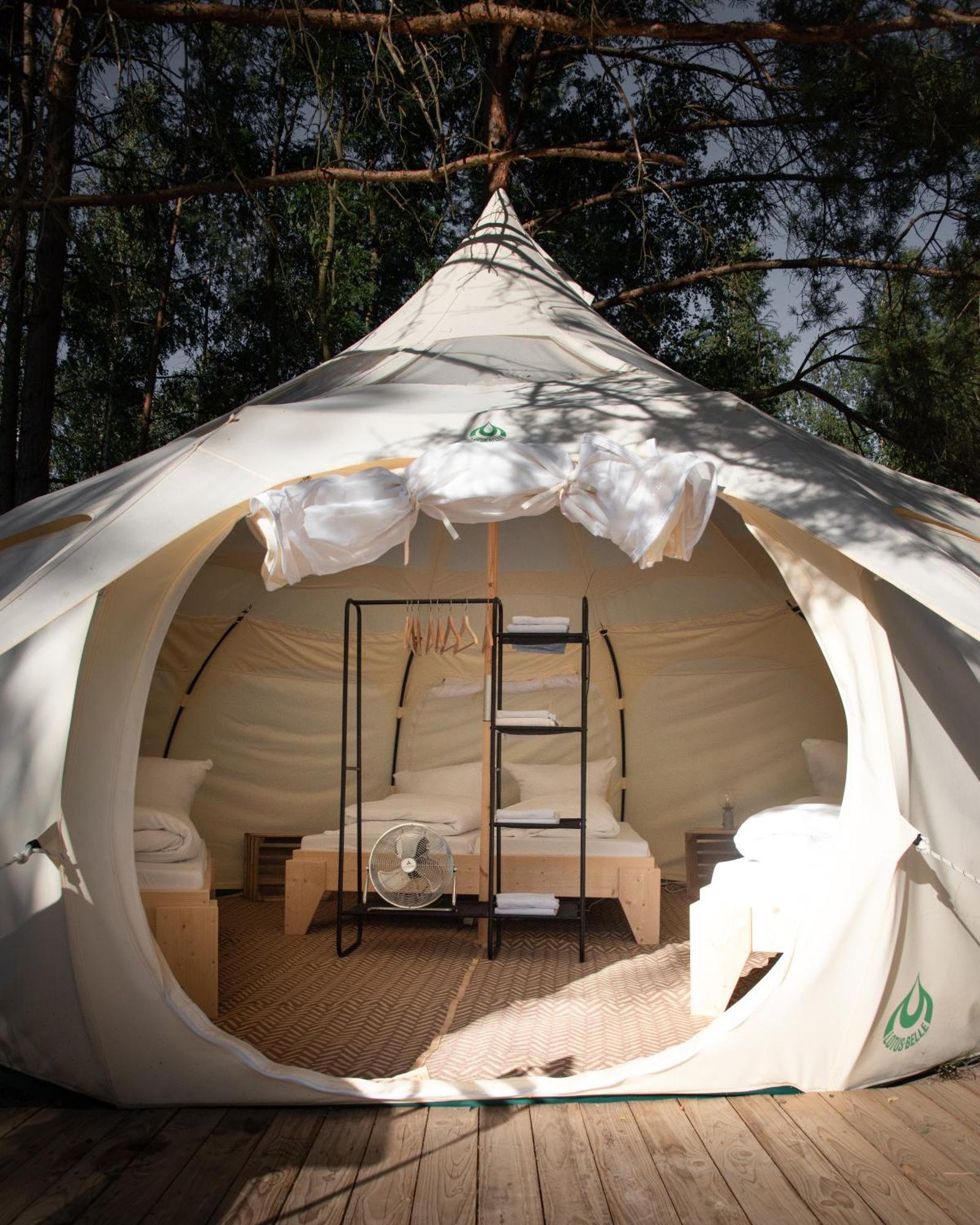 Raus Und Gut Glamping Am Graebendorfer See Drebkau Buitenkant foto