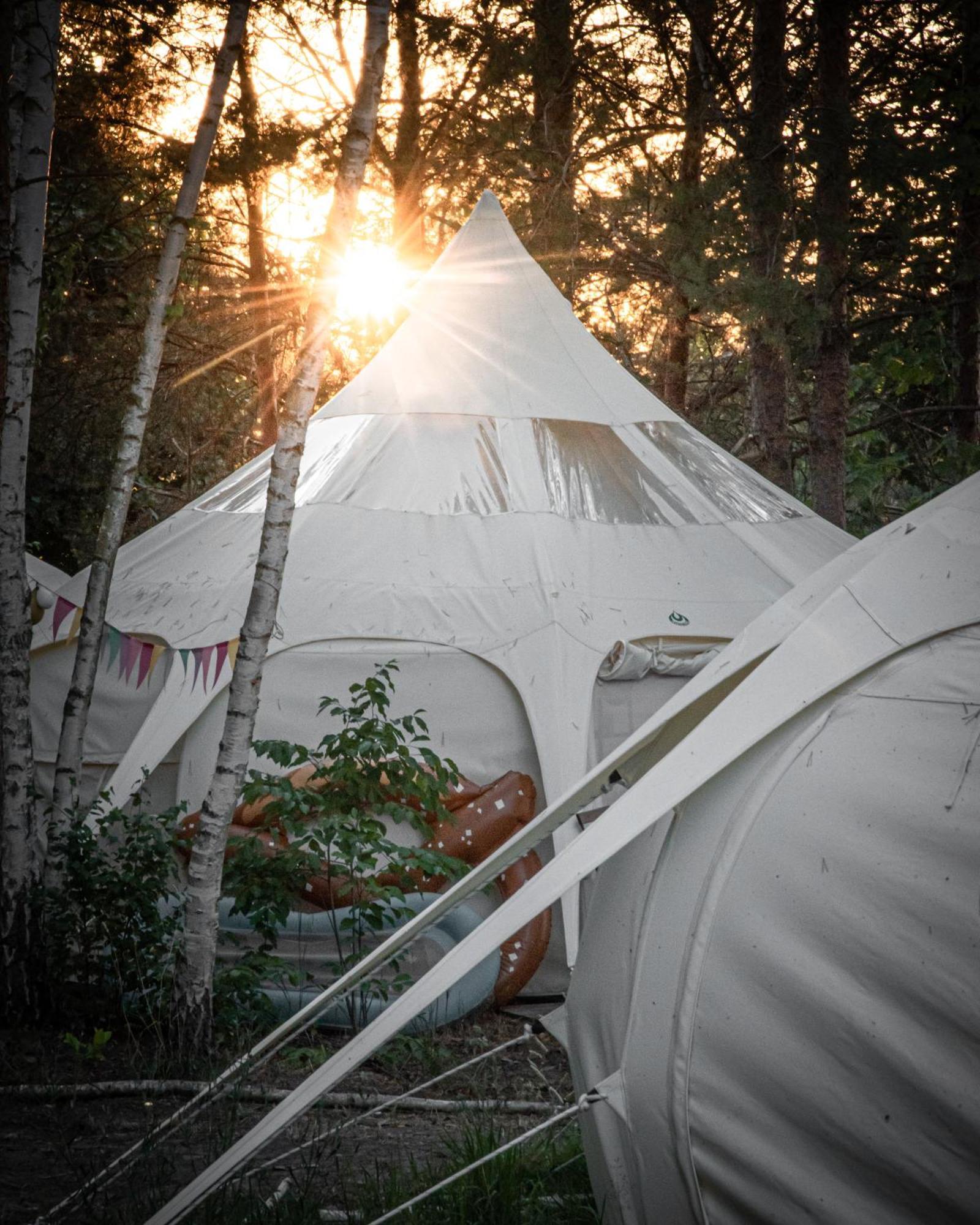 Raus Und Gut Glamping Am Graebendorfer See Drebkau Buitenkant foto