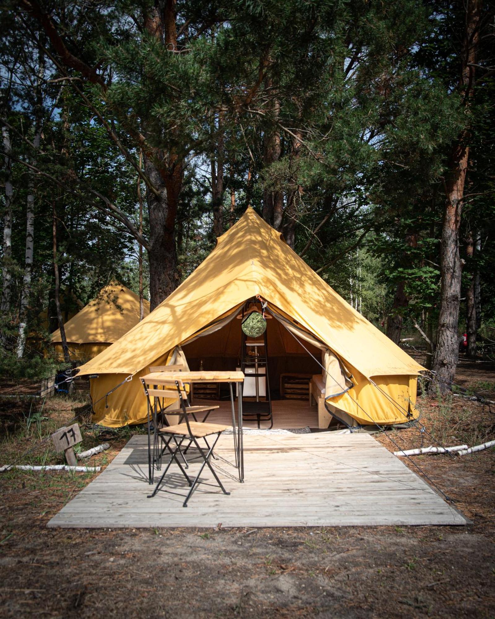 Raus Und Gut Glamping Am Graebendorfer See Drebkau Buitenkant foto