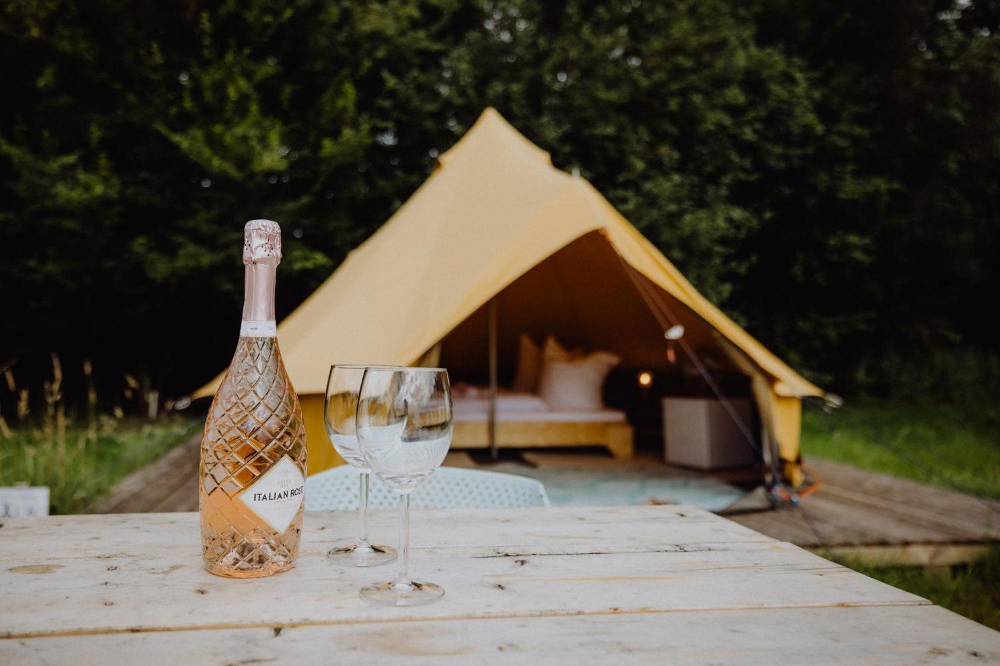 Raus Und Gut Glamping Am Graebendorfer See Drebkau Buitenkant foto