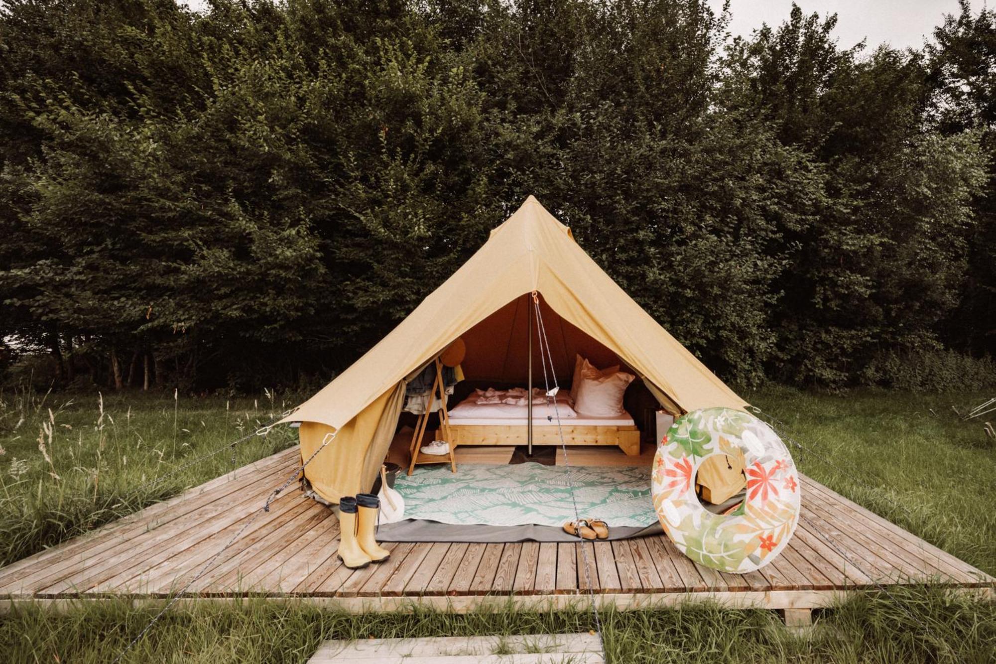 Raus Und Gut Glamping Am Graebendorfer See Drebkau Buitenkant foto