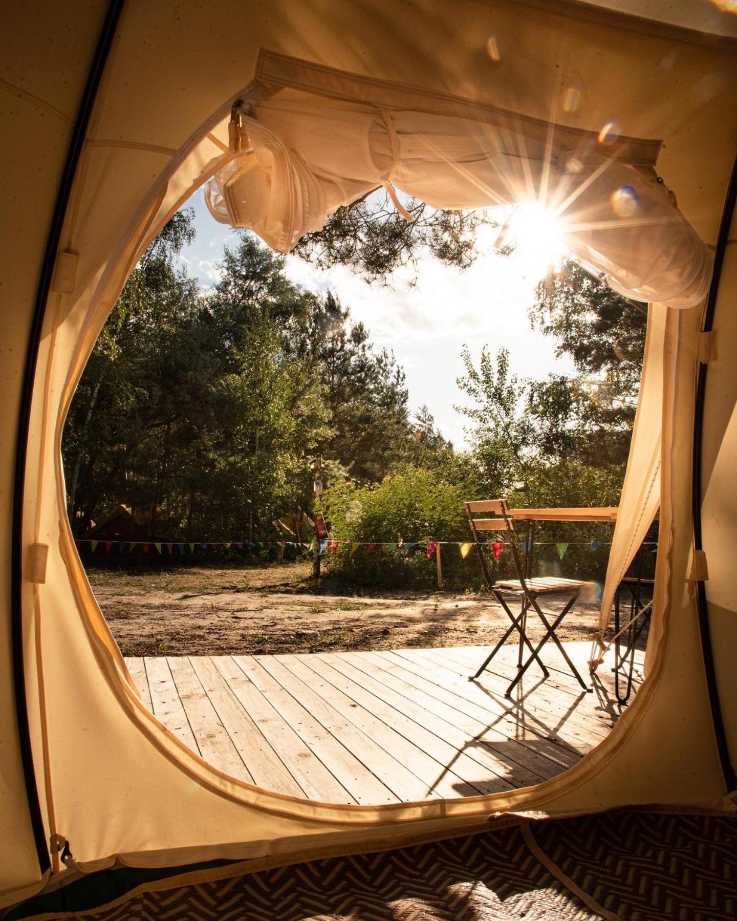 Raus Und Gut Glamping Am Graebendorfer See Drebkau Buitenkant foto